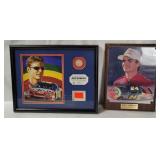 2 Jeff Gordon Plaques, One Has Race Used Piece