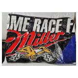 Miller Beer Welcome Race Fans Banner