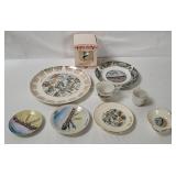 Ohio Turnpike Souvenir Plates, Ornament Etc.