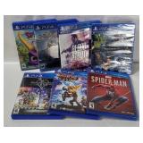 7 Ps4 Games - God Of War, Spyro, Spider-man