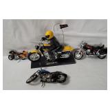 4 Model Motorcycles - Harley, Moto Guzzi