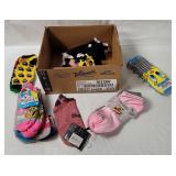 New Womens Socks - Looney Tunes, Ed Hardy