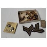 Vtg Military Pins & Patches