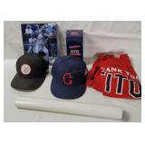 Mlb Indians Shirt, Hats, Bobblehead Etc.