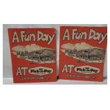 2 Vtg Pick N Pay Coloring Books