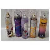 5 Bottles Bath & Body Works Fragrance Mist