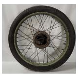 Vtg Motorcycle Front Wheel