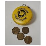 Dudley Zoo Coin Purse W/ Namco Tokens