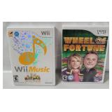 2 Wii Games - Wheel Of Fortune, Music