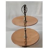 2-tier Copper Serving Tray