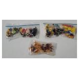 Vtg Small Plastic Toy Figures