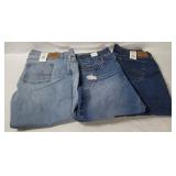 3 Pairs Levis Jeans W/ Tags Size 14 W32