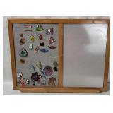 Dry Erase Board W/ Assorted Pins