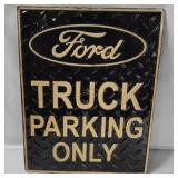 Ford Truck Parking Metal Sign
