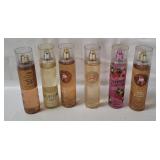 6 Bottles Bath & Body Works Fragrance Mist