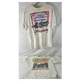 2 Budweiser Graphic T-Shirts Lg & XL