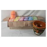 Plastic Tiki Party Cups & Centerpiece Bowl