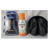 Gun Cleaning Kit, Hoppes Lube & Shooting Muffs