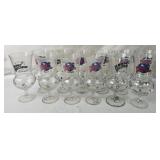 12 Planet Hollywood Drinking Glasses