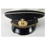 USSR Navy Admiral Visor Cap