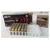 Hornady & Federal 9mm Luger ammo