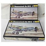 2 Heller Messerschmitt Me 109 K-4 Models 1/72