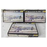 3 Heller Messerschmitt Me 109 K-4 Models 1/72
