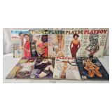 (9) 80's & 90's Playboy Adult Magazines