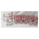 Vintage 12pc Coca Cola BBQ Pitcher Set