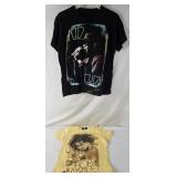 Bob Marley & Kid Cudi T-Shirts Size M