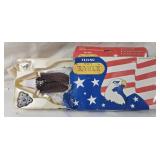 Vintage Battery Op Flying Bald Eagle In Box
