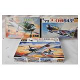 3 Fujimi Zero Type 54 Model Kits 1/72