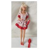 1994 Valentine Barbie W/ Brush