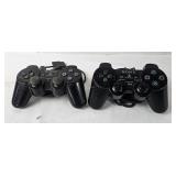 Pair Of Sony Ps2 Controllers