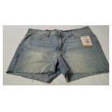 Levis Denim Shorts W/ Tag Size 14/ W32