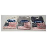 3 New Old Navy U S Flag Shirts Size 2 X