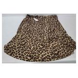 N Y & Co. Leopard Print Skirt W/ Tag Size L