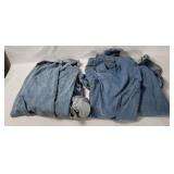 Express & Paris Blues Overalls Size Large