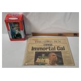 Mini Slugger Bat, Captains Bobble, Ripken Paper