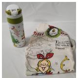 The Grinch Shirt Size Large & Water Bottle