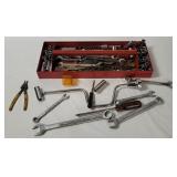 Tool Tray W/ Assorted Wrenches & Sockets