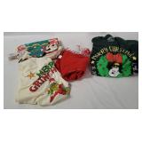 4 X-mas Graphic Shirts W/ Tags Size L & X L