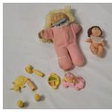 Vtg Mini 5' Cabbage Patch Kid Doll