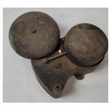 Vtg Cast Iron School Bell