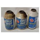 3 Cans Cold Shot Refrigerant-12