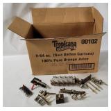 Box Of Assorted Vtg Radio Parts