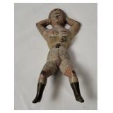 Vtg Naughty Nellie Cast Iron Boot Jack
