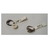 2 Sterling Rings Size 7