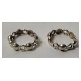 2 Sterling Rings Sizes 7 & 8