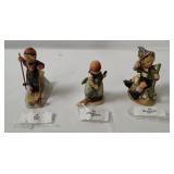 3 Hummel Figurines - Mountaineer, Skier, Sweeper